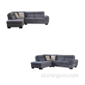 Kain Sudut Sofa Set Ruang Tamu Set Sofa